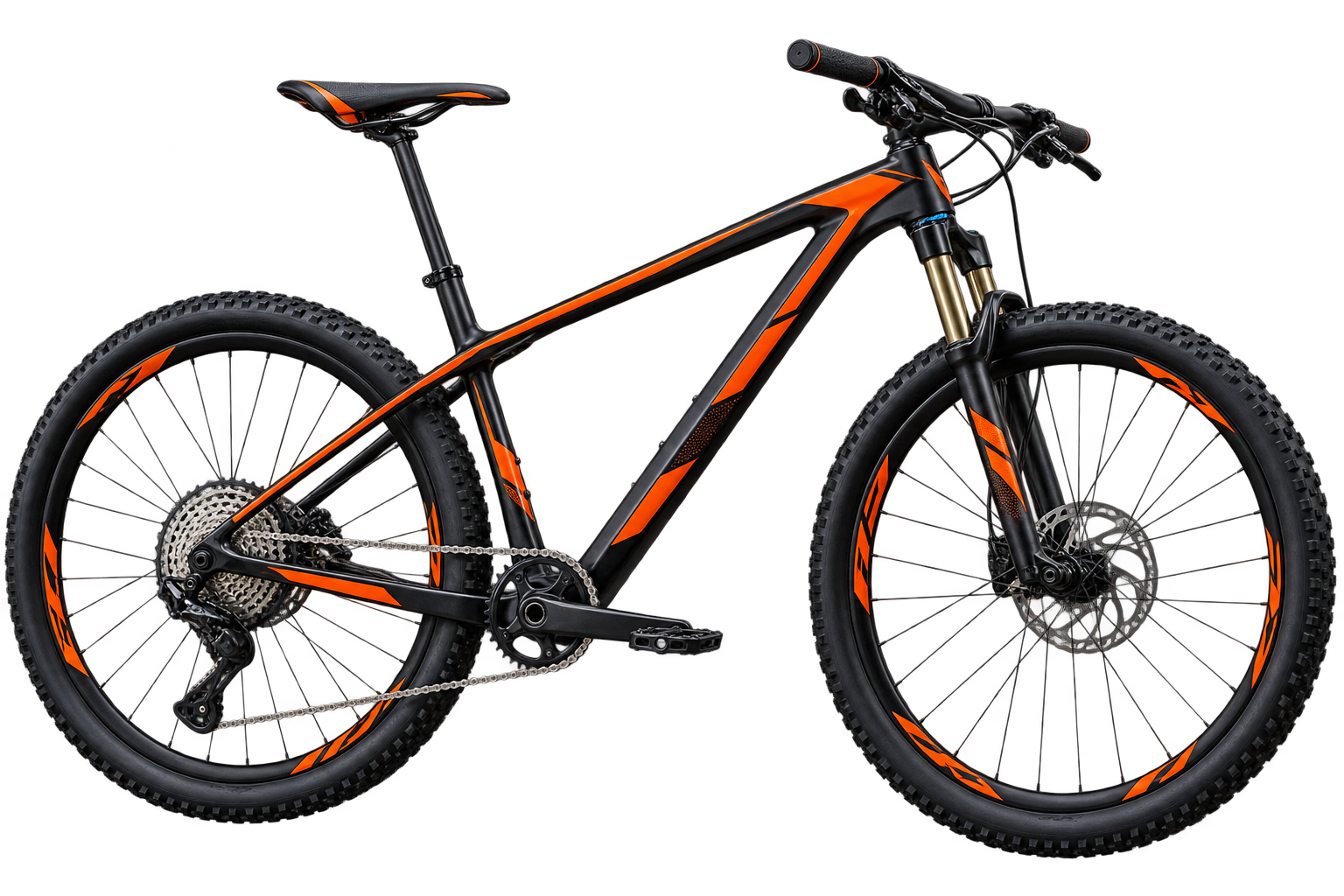 Mountain bike revisada na oficina
